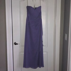 Bill Levkoff Floor Length Periwinkle Gown Size 8